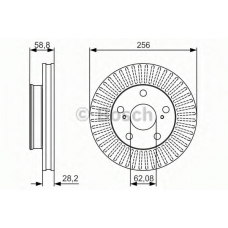 0 986 479 152 BOSCH Тормозной диск