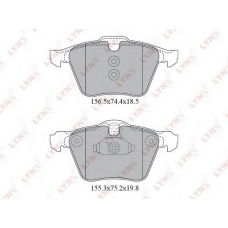 BD-7816 LYNX Колодки торм.пер. vovlo s60 2.