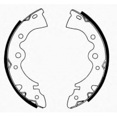 J GF-104AF JAPANPARTS Комплект тормозных колодок