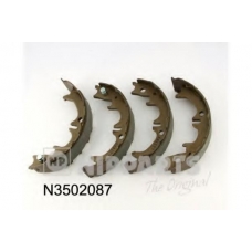 N3502087 NIPPARTS Комплект тормозных колодок, стояночная тормозная с