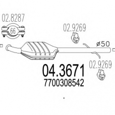 04.3671 MTS Катализатор