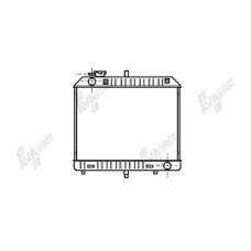 30002127 VAN WEZEL Радиатор, охлаждение двигателя