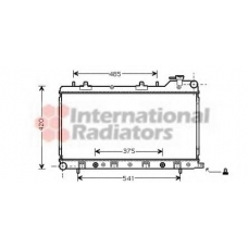 51002046 VAN WEZEL Радиатор, охлаждение двигателя