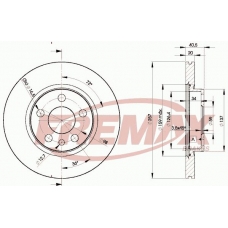 BD-4683 FREMAX Тормозной диск