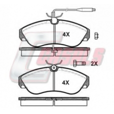 BKM968 CASALS Комплект тормозных колодок, дисковый тормоз