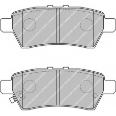 FSL1882 FERODO Комплект тормозных колодок, дисковый тормоз