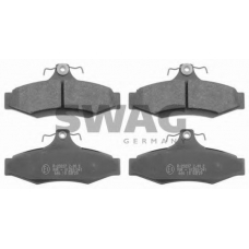 89 91 6507 SWAG Комплект тормозных колодок, дисковый тормоз
