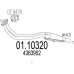 01.10320 MTS Труба выхлопного газа