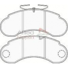 ADB01089 COMLINE Комплект тормозных колодок, дисковый тормоз