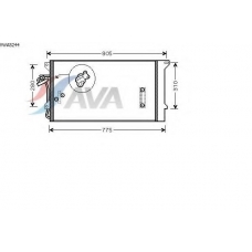 VWA5244 GERI Конденсатор, кондиционер