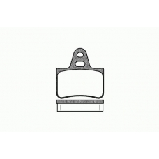 0269 00 KAWE Комплект тормозных колодок, дисковый тормоз