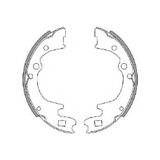 33938 SPIDAN Комплект тормозных колодок