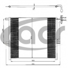 300513 ACR Конденсатор, кондиционер