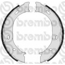 S 50 511 BREMBO Комплект тормозных колодок, стояночная тормозная с