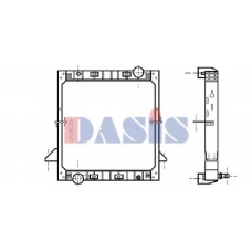 400210T AKS DASIS Радиатор, охлаждение двигателя