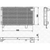 350213601000 MAGNETI MARELLI Радиатор, охлаждение двигателя