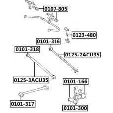 0123-480 ASVA Тяга / стойка, стабилизатор