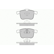 12-1109 E.T.F. Комплект тормозных колодок, дисковый тормоз