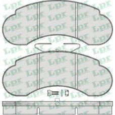 05P415 LPR Комплект тормозных колодок, дисковый тормоз
