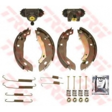 BK1247 TRW Комплект тормозных колодок