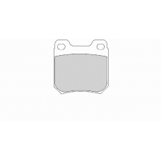 FD6715N NECTO Комплект тормозных колодок, дисковый тормоз