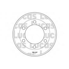 DB4167 TRW Тормозной барабан