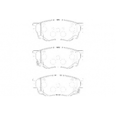 WBP24246A WAGNER LOCKHEED Комплект тормозных колодок, дисковый тормоз