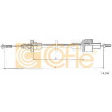 11.236 COFLE Трос, управление сцеплением