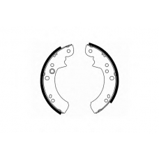 SS 530 SCT Комплект тормозных колодок, стояночная тормозная с