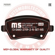 13046027092N-SET-MS MASTER-SPORT Комплект тормозных колодок, дисковый тормоз