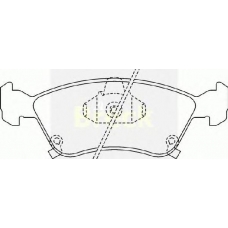 21833 00 C BRECK Комплект тормозных колодок, дисковый тормоз