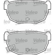 551702 VALEO Комплект тормозных колодок, дисковый тормоз