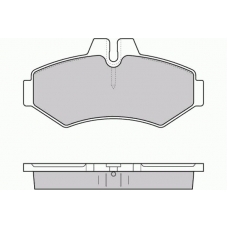 12-0845 E.T.F. Комплект тормозных колодок, дисковый тормоз