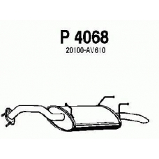 P4068 FENNO Глушитель выхлопных газов конечный