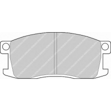 FDB198 FERODO Комплект тормозных колодок, дисковый тормоз