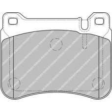 FDB1907 FERODO Комплект тормозных колодок, дисковый тормоз