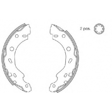 33946 SPIDAN Комплект тормозных колодок