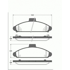 1501223419 S.b.s. Комплект тормозных колодок, дисковый тормоз