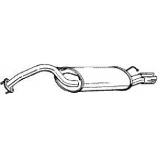 165-263 BOSAL Глушитель выхлопных газов конечный