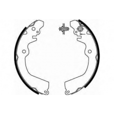 GS8666 TRW Комплект тормозных колодок