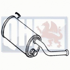 CN162D KLARIUS Средний глушитель выхлопных газов