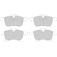 FD7120A NECTO Комплект тормозных колодок, дисковый тормоз