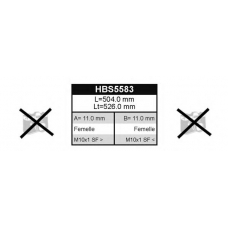 HBS5583 QUINTON HAZELL Тормозной шланг