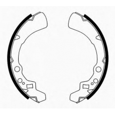 J GF-606AF JAPANPARTS Комплект тормозных колодок