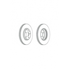 DDF1996C FERODO Тормозной диск