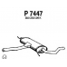 P7447 FENNO Средний глушитель выхлопных газов
