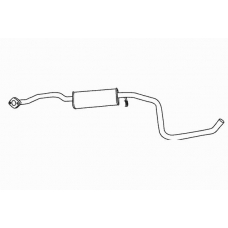 70200 WALKER Средний глушитель выхлопных газов