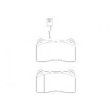WBP23092A WAGNER LOCKHEED Комплект тормозных колодок, дисковый тормоз