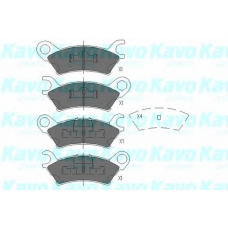 KBP-4542 KAVO PARTS Комплект тормозных колодок, дисковый тормоз