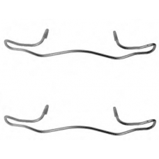 BFK838 QUINTON HAZELL Комплектующие, колодки дискового тормоза